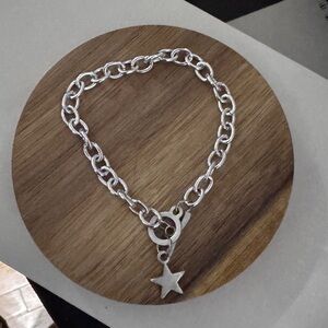 ✨⭐ Wish Upon a Star Bracelet  ⭐✨ Silver Chain Bracelet with Star Charm  ⭐✨